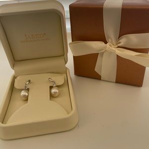 Jared Pink Pearl and Diamond Earring